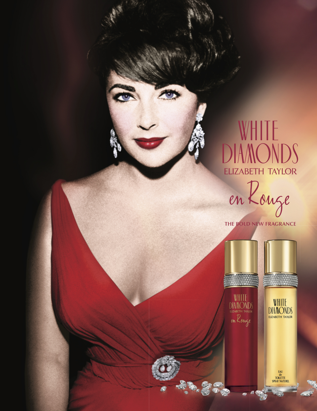 Elizabeth Taylor En the Newest White Fragrance Rouge Diamonds Elizabeth the Diamonds Taylor in is - Line White